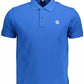 Classic Blue Cotton Polo - Short Sleeve Elegance