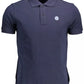 Classic Blue Cotton Polo Shirt