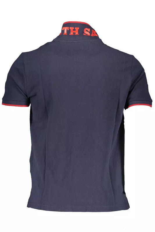 Chic Short-Sleeved Contrast Polo