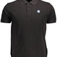Elegant Black Polo with Iconic Detailing