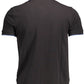 Sleek Black Polo with Contrasting Details
