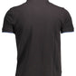 Sleek Black Polo with Contrasting Details