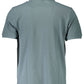 Chic Green Cotton Polo Shirt with Logo Detail