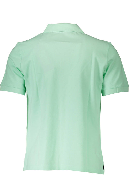 Chic Short-Sleeved Green Polo Shirt