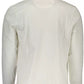 Elegant Long-Sleeved White Polo with Contrast Accents