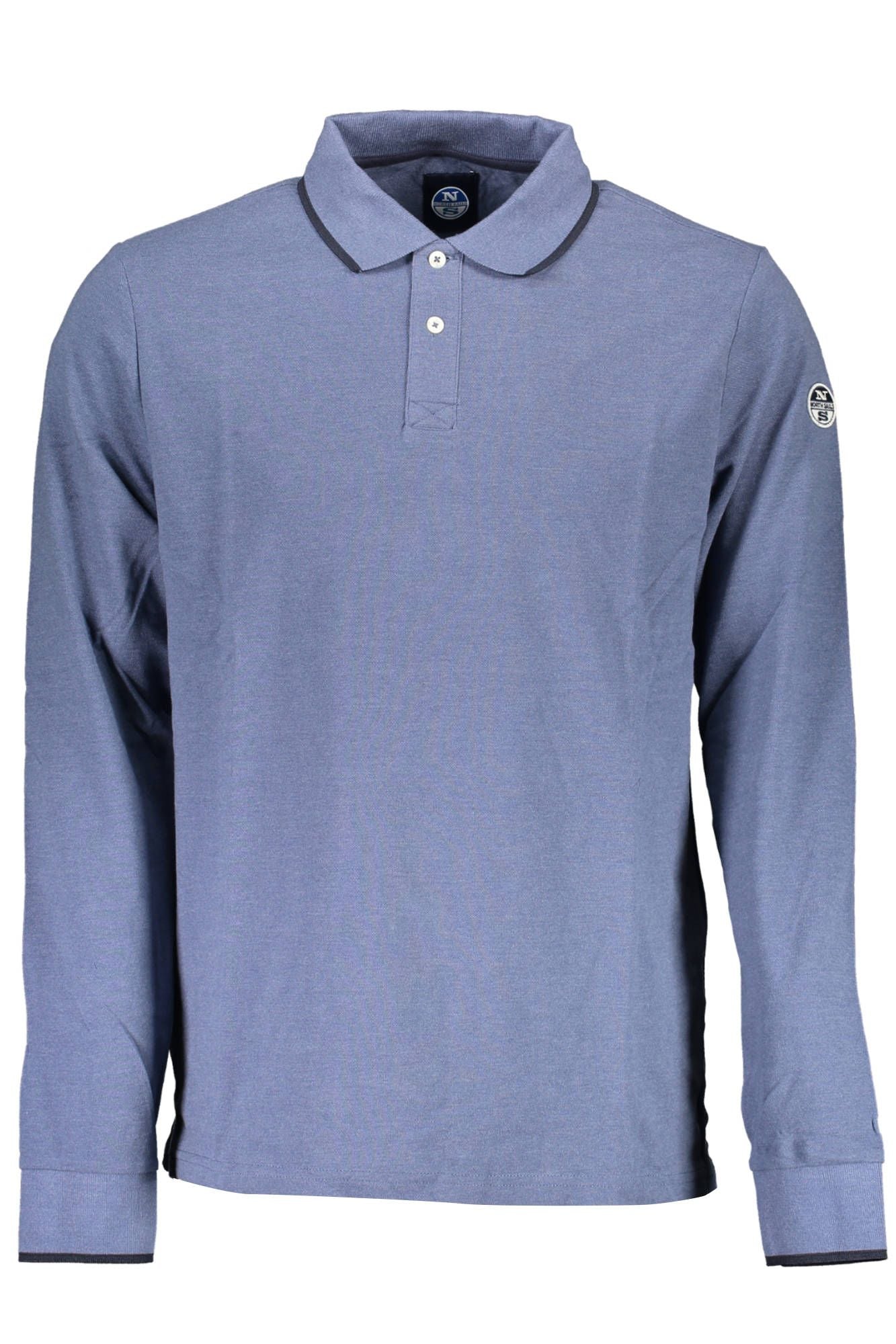 Chic Contrasting Long Sleeve Polo