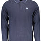 Elegant Long-Sleeve Contrasting Polo