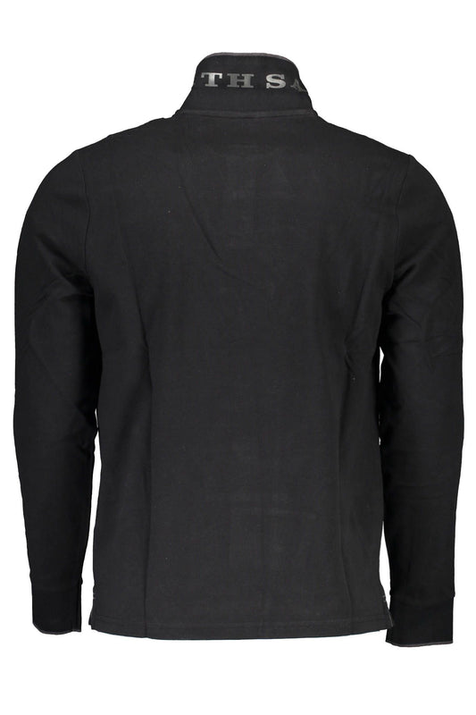 Elegant Long-Sleeved Contrast Polo