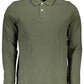 Green Contrast Detail Polo Shirt