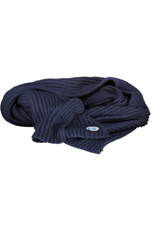 Elegant Blue Woven Scarf