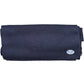 Elegant Blue Scarf with Distinctive Logo Detail