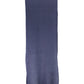 Elegant Blue Scarf with Distinctive Logo Detail