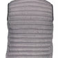 Sleek Sleeveless Gray Polyamide Vest