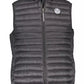 Sleek Sleeveless Black Jacket