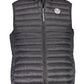Sleek Black Sleeveless Polyamide Jacket
