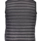 Sleek Black Sleeveless Polyamide Jacket