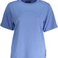 Eco-Friendly Light Blue Tee with Chic Print