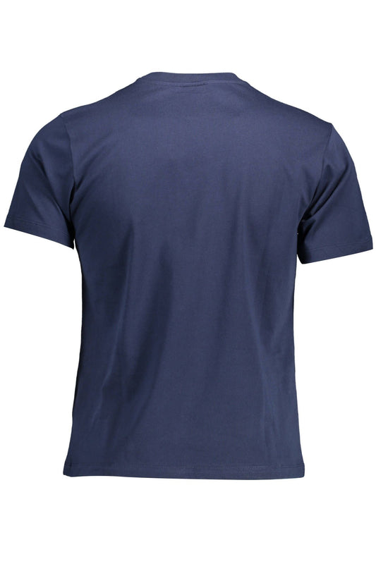 Chic Blue Nautical Print Tee for Men