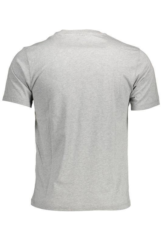 Elevated Casual Gray Cotton T-Shirt