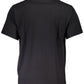 Organic Comfort Fit Black Tee with Logo