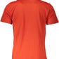 Vibrant Red Printed Cotton Tee