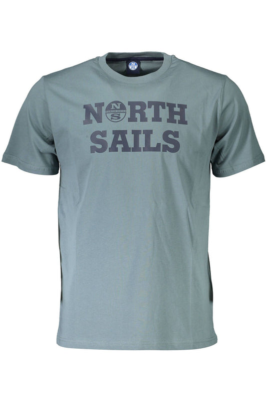 Emerald Green Printed Tee with Classic Logo