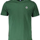 Elegant Green Short-Sleeved Round Neck Tee