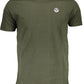 Green Short-Sleeved Round Neck T-Shirt