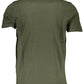 Green Short-Sleeved Round Neck T-Shirt