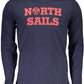 Blue Long Sleeve Tee with Signature Print
