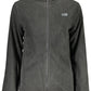 Chic Black Zip Sweatshirt with Logo Detail