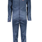 Elegant Blue Polyester Suit Set