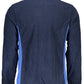 Chic Blue Contrast Detail Sweatshirt