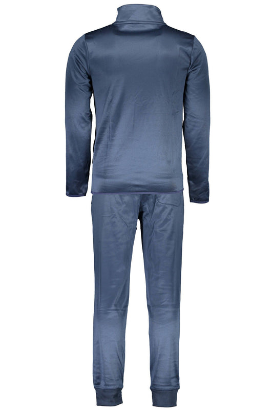 Elegant Blue Polyester Suit Set