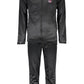 Elevated Casual Black Full Zip Tracksuit