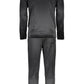 Elevated Casual Black Full Zip Tracksuit