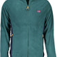 Green Contrast Detail Zip Sweater