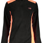 Chic Half-Zip Black Sweatshirt with Contrasting Accents
