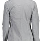Elegant Sporty Gray Jacket with Removable Hood