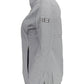 Elegant Sporty Gray Jacket with Removable Hood