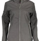 Sleek Black Sports Jacket with Removable Hood
