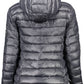 Sleek Black Hooded Jacket with Chic Detailing