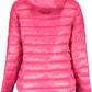 Chic Pink Hooded Long-Sleeve Jacket