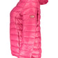 Chic Pink Hooded Long-Sleeve Jacket
