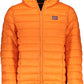 Chic Orange Hooded Jacket for Men
