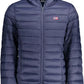 Sleek Long-Sleeved Hooded Jacket in Blue
