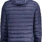 Sleek Long-Sleeved Hooded Jacket in Blue