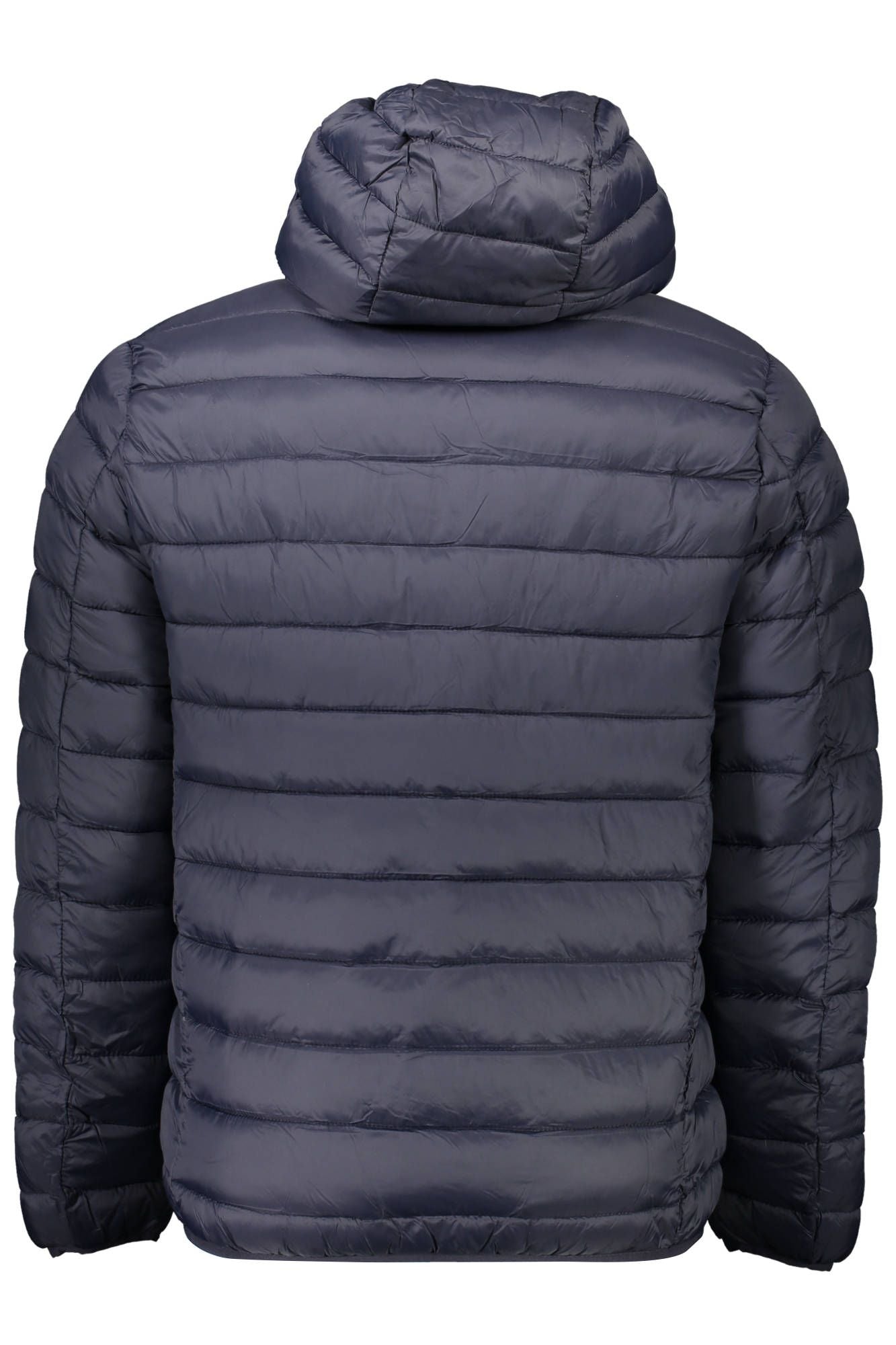 Elegant Hooded Blue Jacket for Men