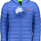 Chic Blue Hooded Jacket for Timeless Elegance