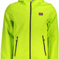 Yellow Contrast Detail Hooded Soft Shell Jacket